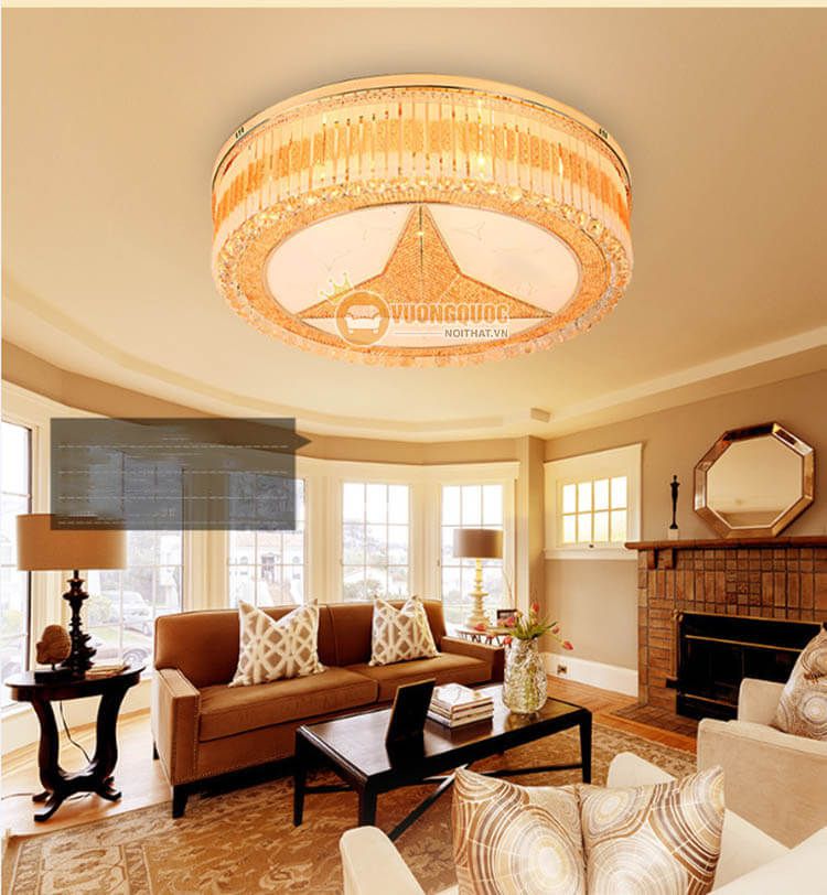 Đèn ốp trần phòng khách đẹp tinh tế CM275-3